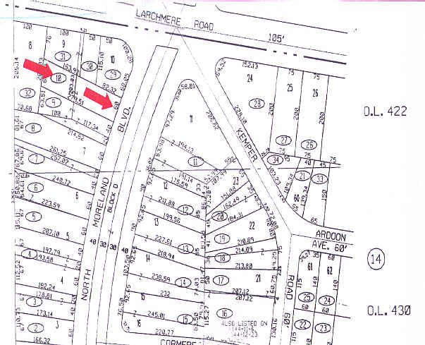 2622 N Moreland Blvd, Cleveland, OH à vendre - Plan cadastral - Image 2 de 7