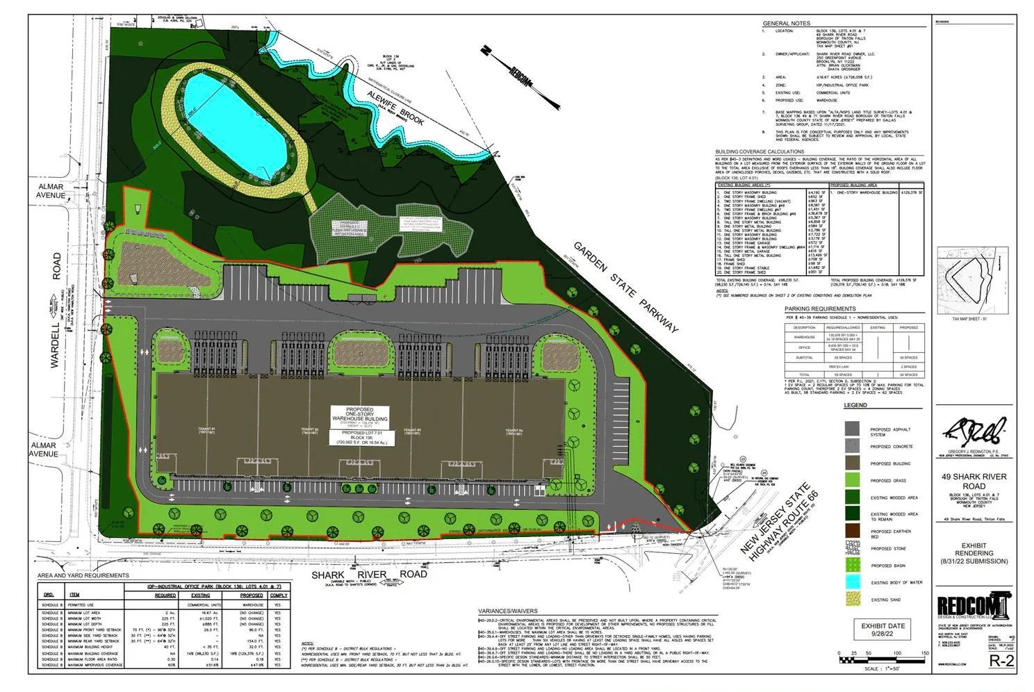49 Shark River Rd, Tinton Falls, NJ for lease Site Plan- Image 1 of 1
