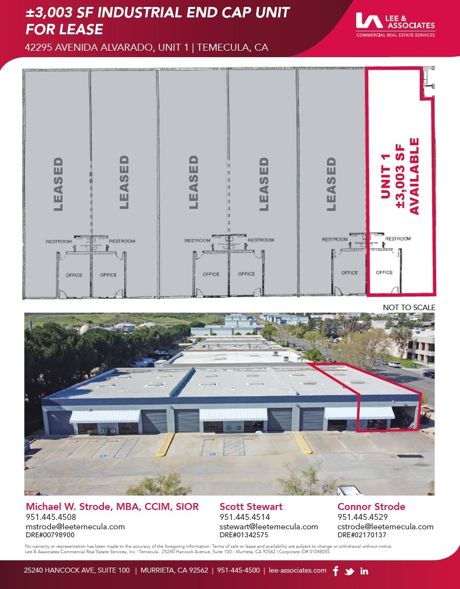 42295 Avenida Alvarado, Temecula, CA for lease Floor Plan- Image 1 of 1