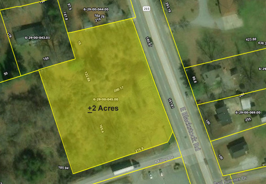 Blackstock Rd, Roebuck, SC for sale - Plat Map - Image 1 of 3