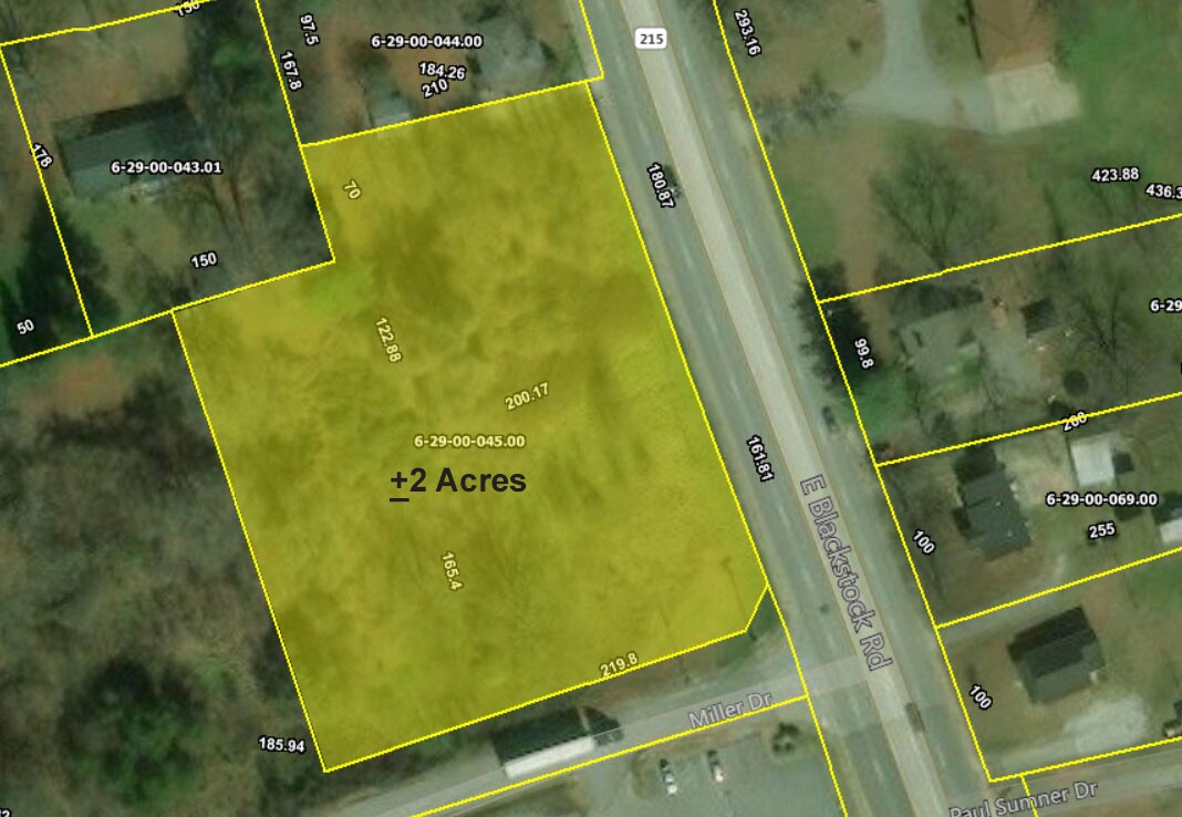 Blackstock Rd, Roebuck, SC à vendre Plan cadastral- Image 1 de 4