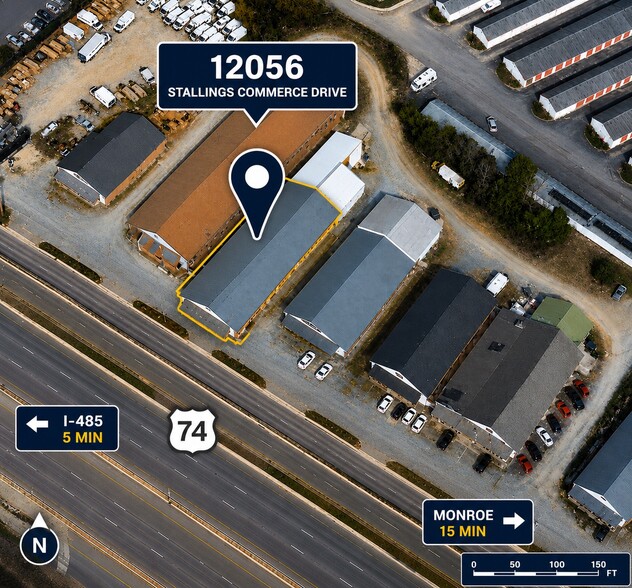 12056 Stallings Commerce Dr, Matthews, NC for lease - Building Photo - Image 2 of 12