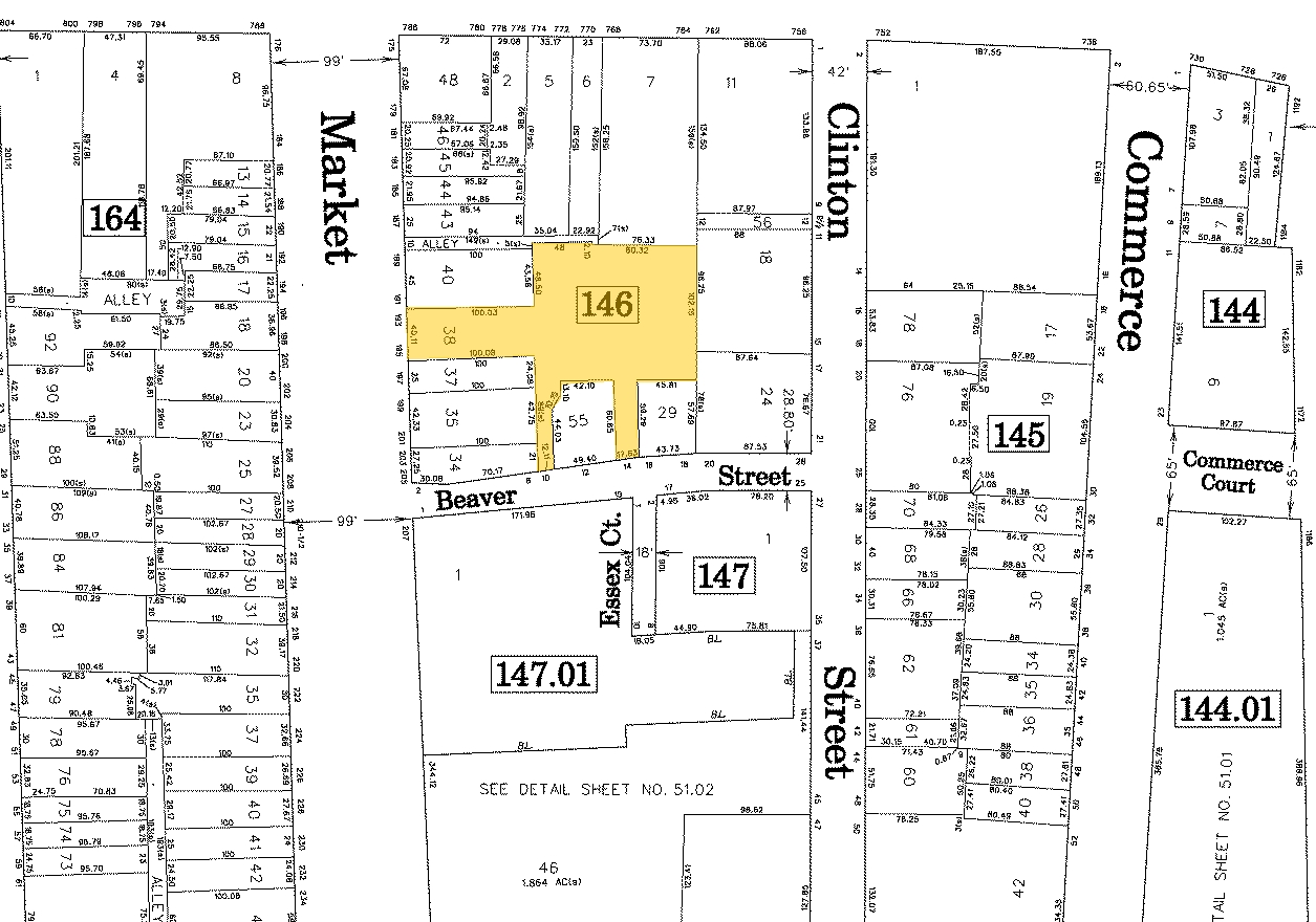 193-195 Market St, Newark, NJ à vendre Plan cadastral- Image 1 de 1