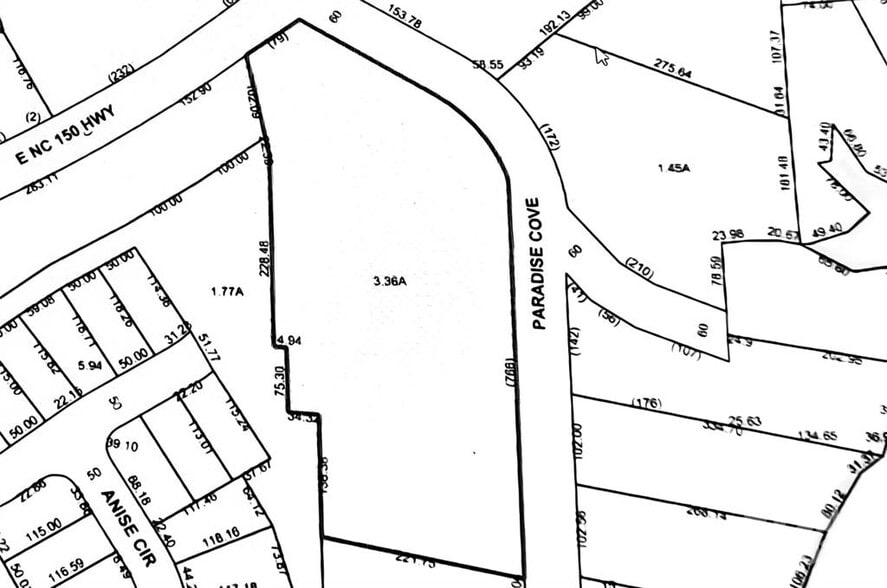 6713 E NC 150 Hwy, Sherrills Ford, NC for sale - Plat Map - Image 3 of 7