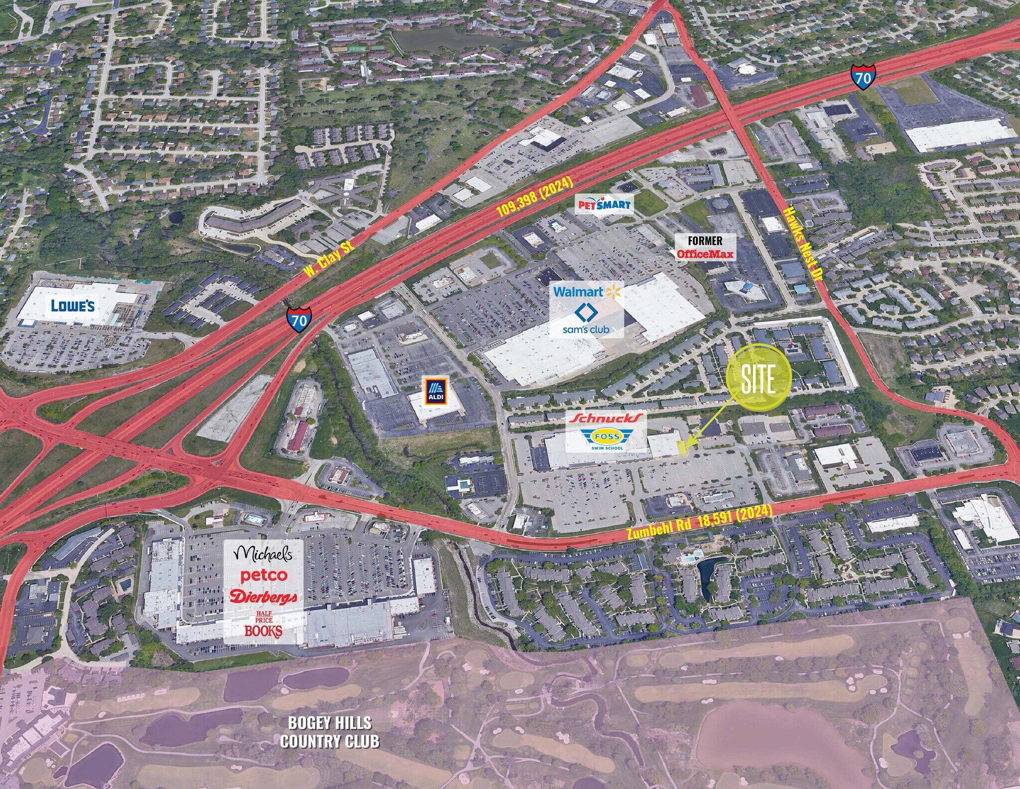 1920-1988 Zumbehl Rd, Saint Charles, MO à louer Aérien- Image 1 de 6