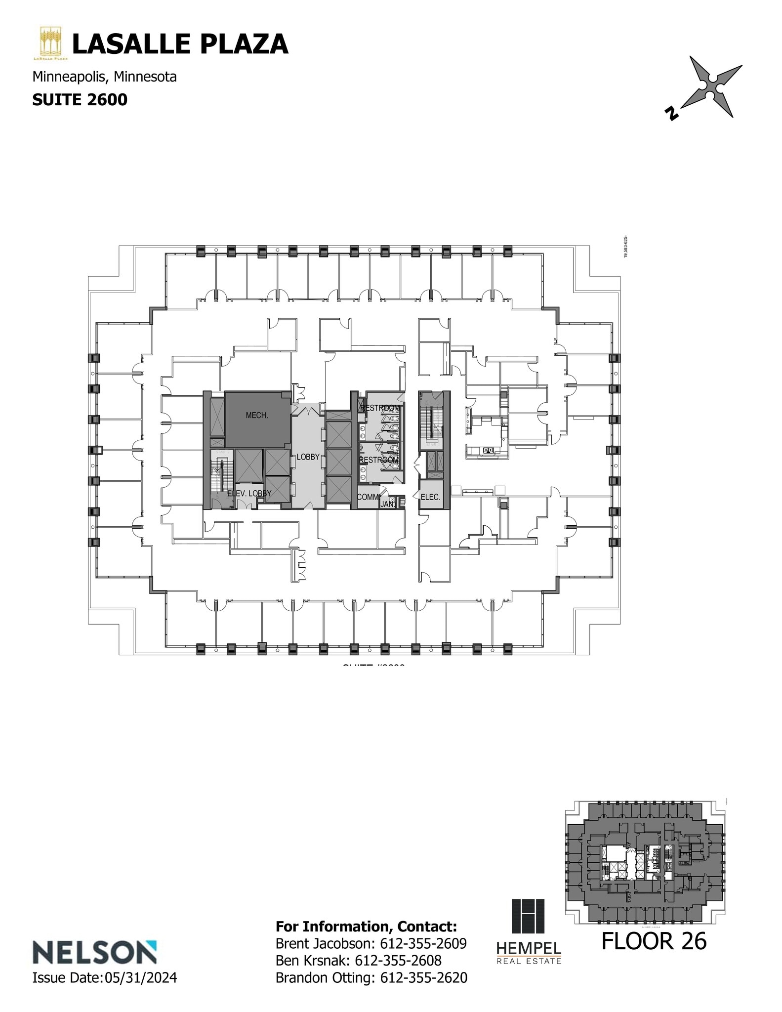 800 LaSalle Ave, Minneapolis, MN à louer Plan de site- Image 1 de 1