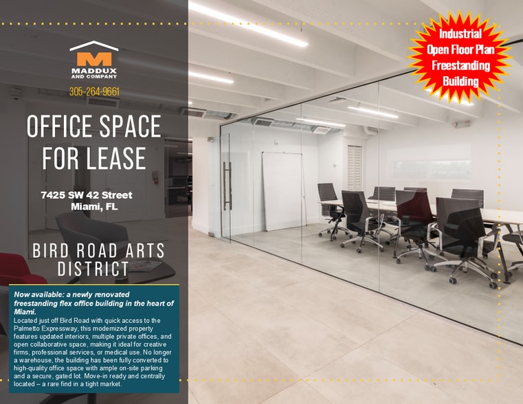 7425 SW 42nd St, Miami, FL for lease - Building Photo - Image 1 of 8