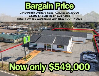 Plus de détails pour 2440 Peach Orchard Rd, Augusta, GA - Commerce de détail à vendre