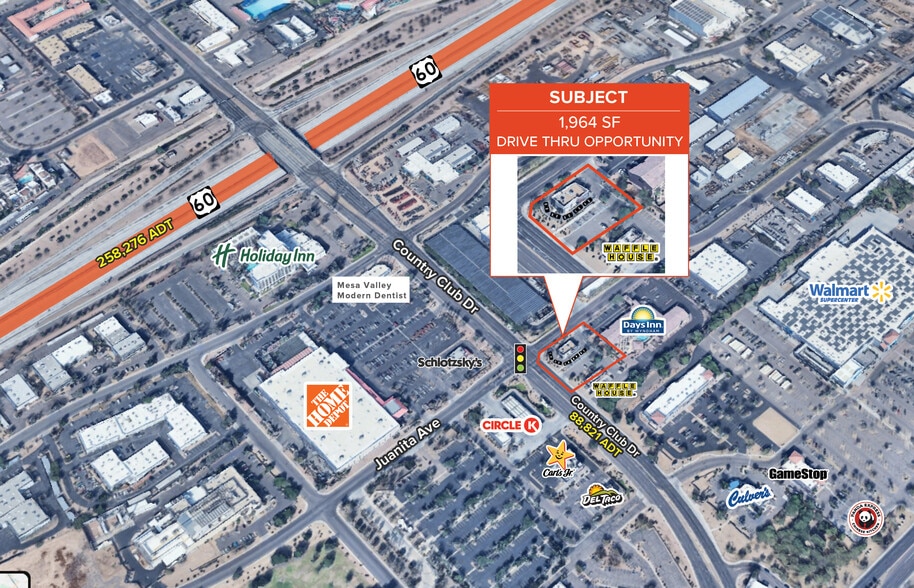 1821 S Country Club Dr, Mesa, AZ for lease - Building Photo - Image 1 of 12