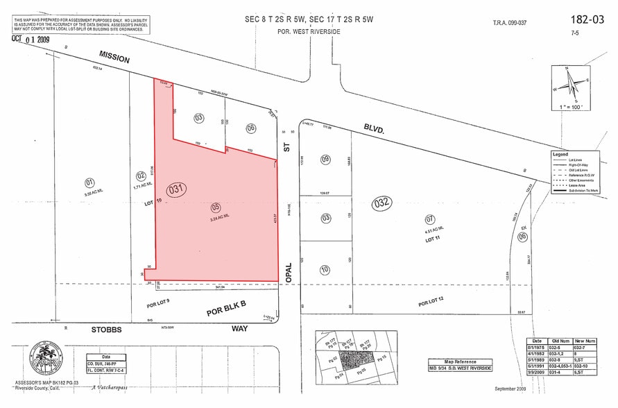 6316 Mission Blvd, Jurupa Valley, CA for lease - Plat Map - Image 2 of 2