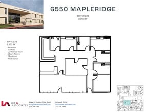 6550 Mapleridge St, Houston, TX à louer Plan d’étage- Image 1 de 1