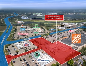 810-840 Jackson Ave, Grand Haven, MI - AERIAL map view - Image1