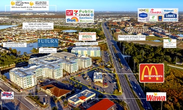 14902 Narcoossee Rd, Orlando, FL - AÉRIEN Vue de la carte - Image1