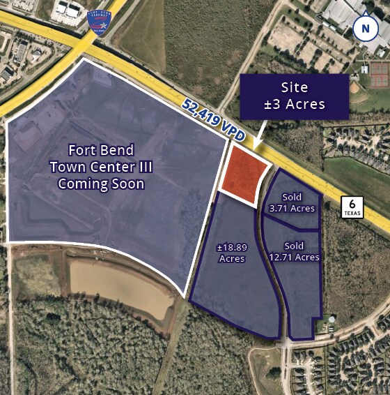 Higwhay 6, Fresno, TX à vendre - Photo du bâtiment - Image 2 de 5