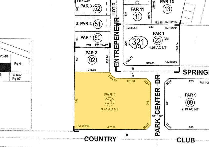 77570 Springfield Ln, Palm Desert, CA à louer - Plan cadastral - Image 3 de 29