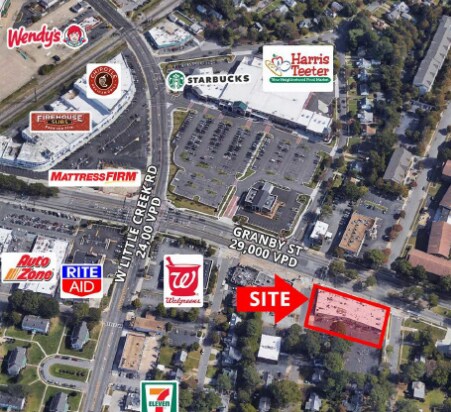 7401-7435 Granby St, Norfolk, VA à louer - Photo du bâtiment - Image 3 de 3