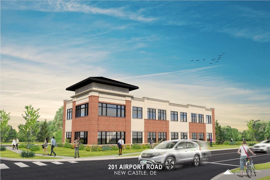 201-203 Airport Rd, New Castle, DE à louer - Photo du bâtiment - Image 1 de 1