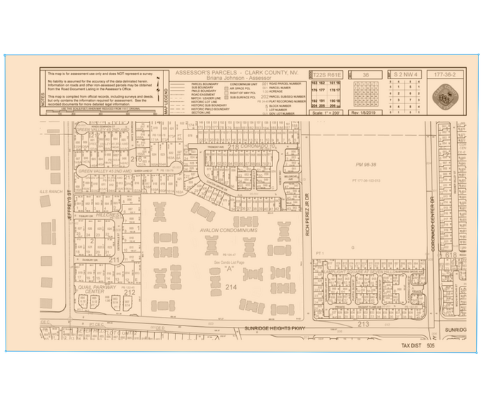 2926 Tremont Ave, Henderson, NV à vendre - Plan cadastral - Image 1 de 1