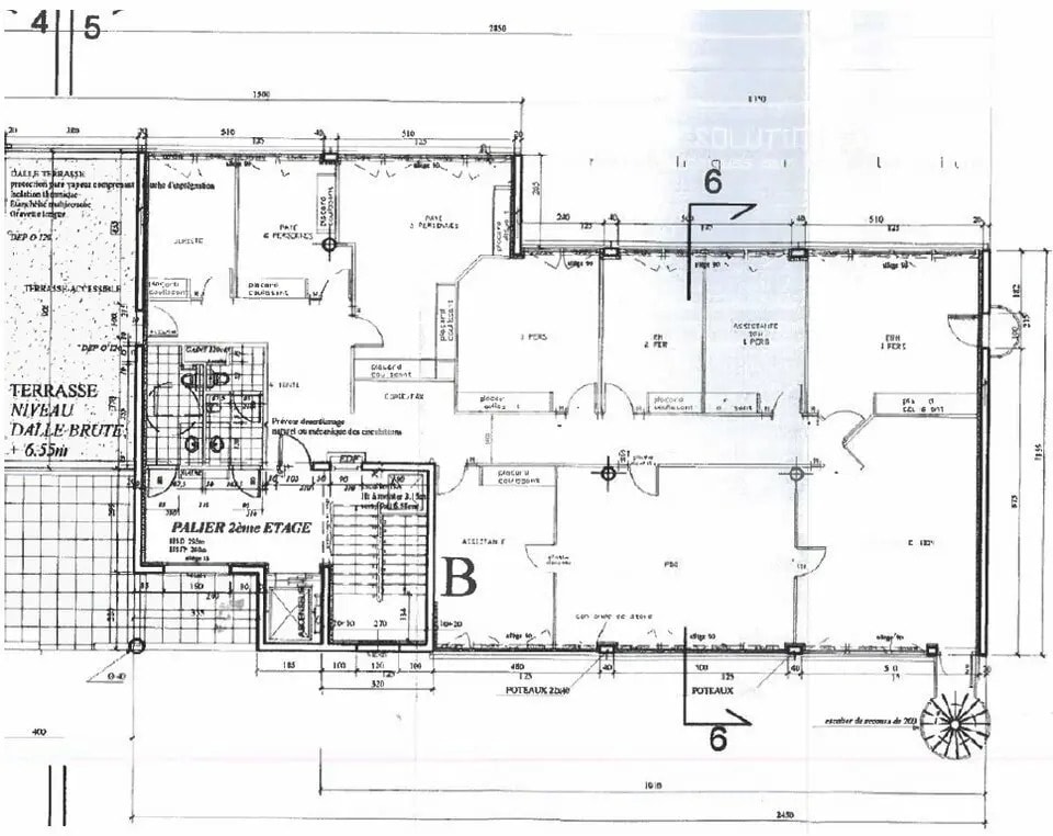 Bureau dans Chassieu à louer Plan d’étage- Image 1 de 3