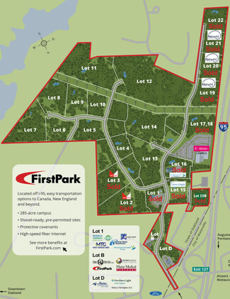 Plus de détails pour 46C First Park Dr, Oakland, ME - Terrain à vendre