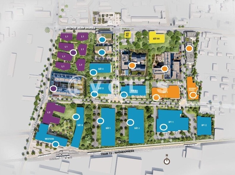 23 Avenue Franklin Roosevelt, Décines-Charpieu for lease - Site Plan - Image 1 of 10