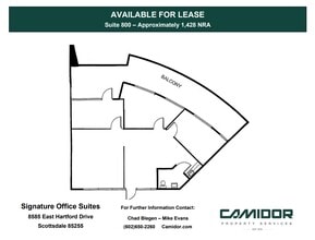8585 E Hartford Dr, Scottsdale, AZ for lease Floor Plan- Image 1 of 1
