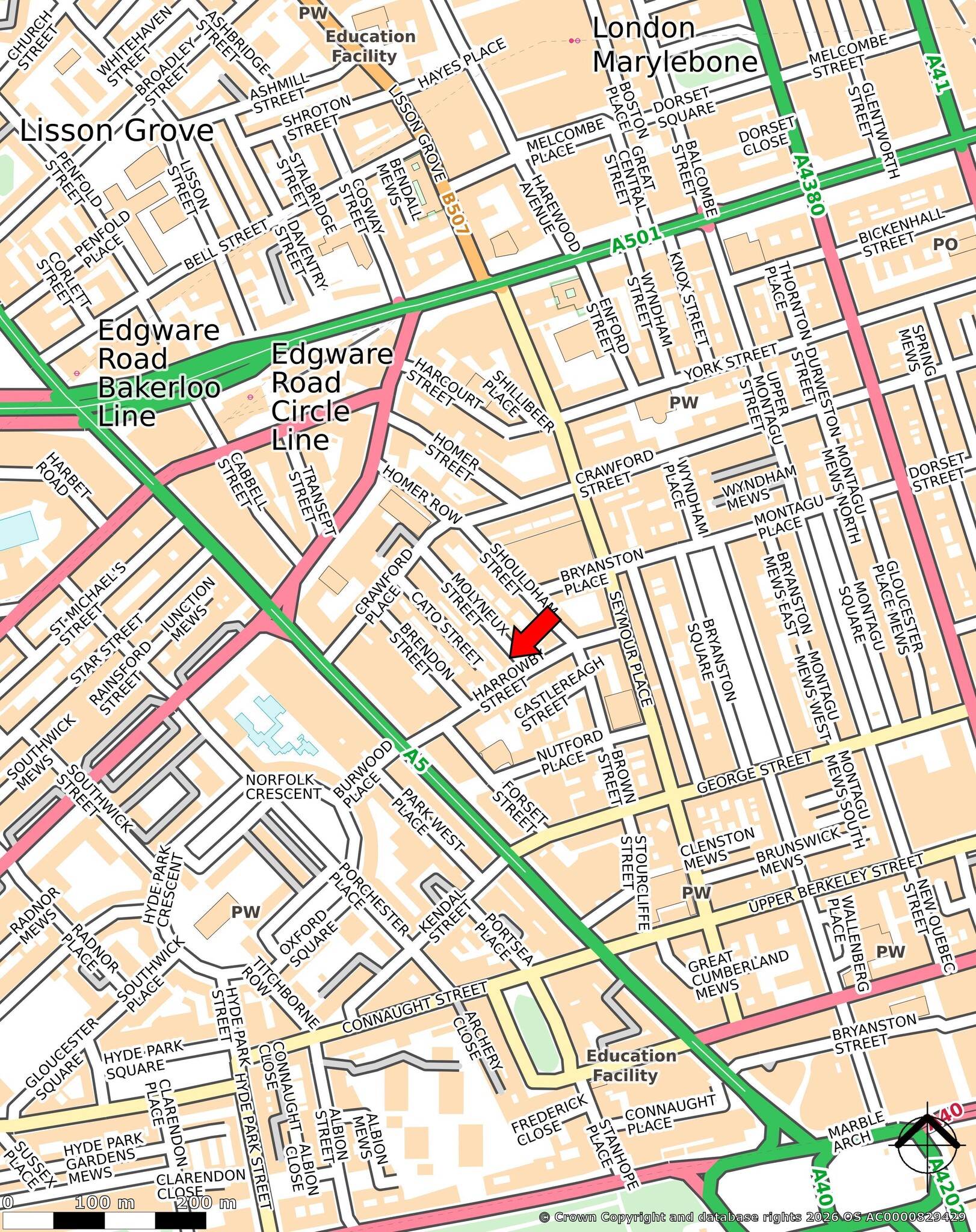 23 Molyneux St, London for lease Building Photo- Image 1 of 7