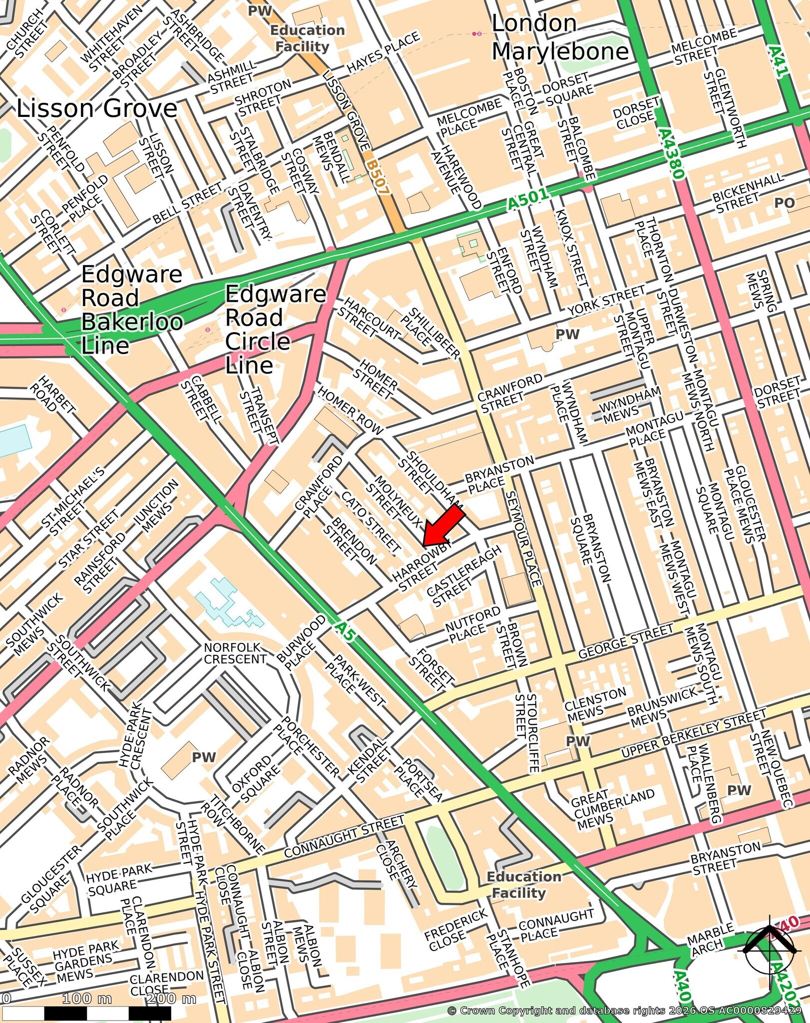 23 Molyneux St, Londres à louer Photo du bâtiment- Image 1 de 7