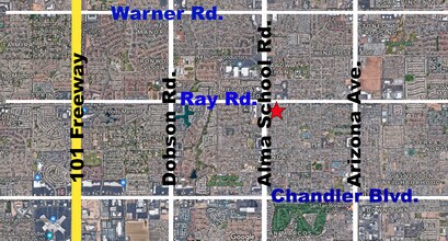 961 W Ray Rd, Chandler, AZ - AERIAL  map view