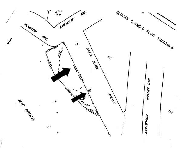 55 Santa Clara Ave, Oakland, CA for lease - Plat Map - Image 2 of 9