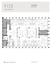 9720 Wilshire Blvd, Beverly Hills, CA à louer Plan de site- Image 1 de 1