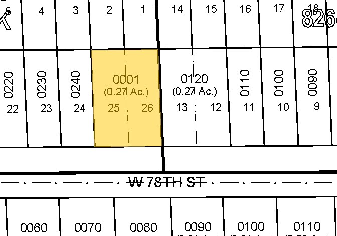 2311-2319 W 78th St, Hialeah, FL à louer - Plan cadastral - Image 3 de 3