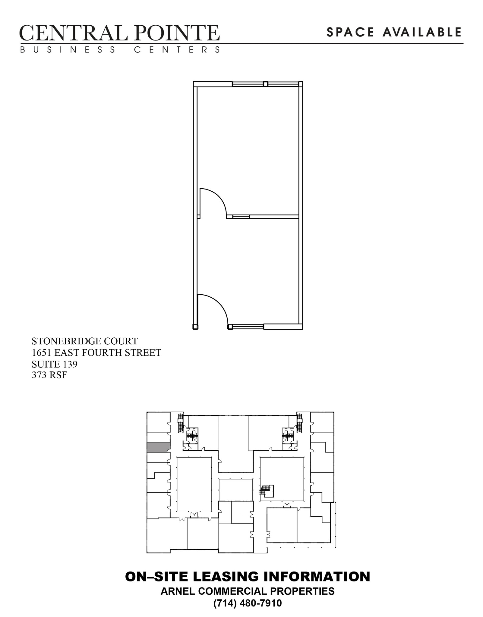 1651 E 4th St, Santa Ana, CA for lease Floor Plan- Image 1 of 1