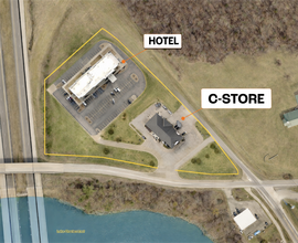 640 W 400 N, Angola, IN - Aerial  map view