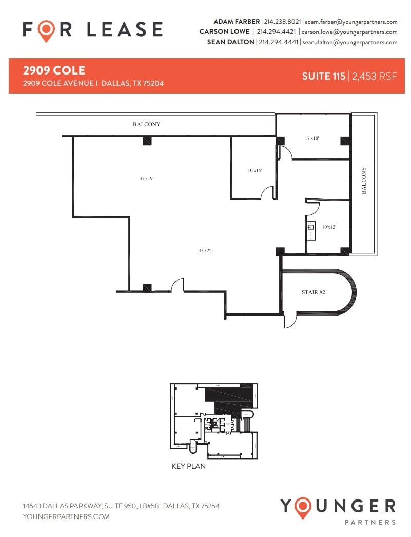 2909 Cole Ave, Dallas, TX for lease Floor Plan- Image 1 of 1