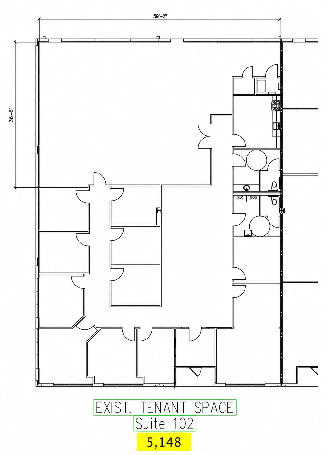 5965 Core Rd, North Charleston, SC for lease Floor Plan- Image 1 of 1