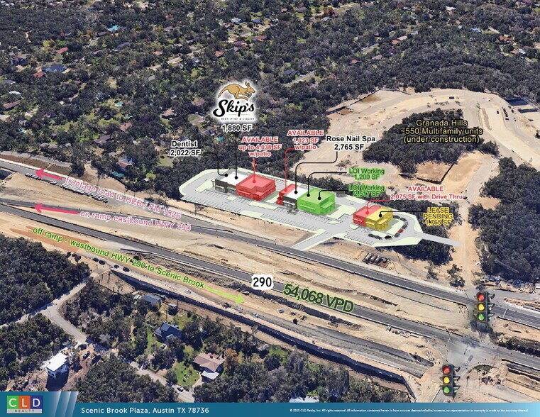 Hwy 290 & Oak Hill Parkway, Austin, TX à louer - Photo du bâtiment - Image 2 de 13