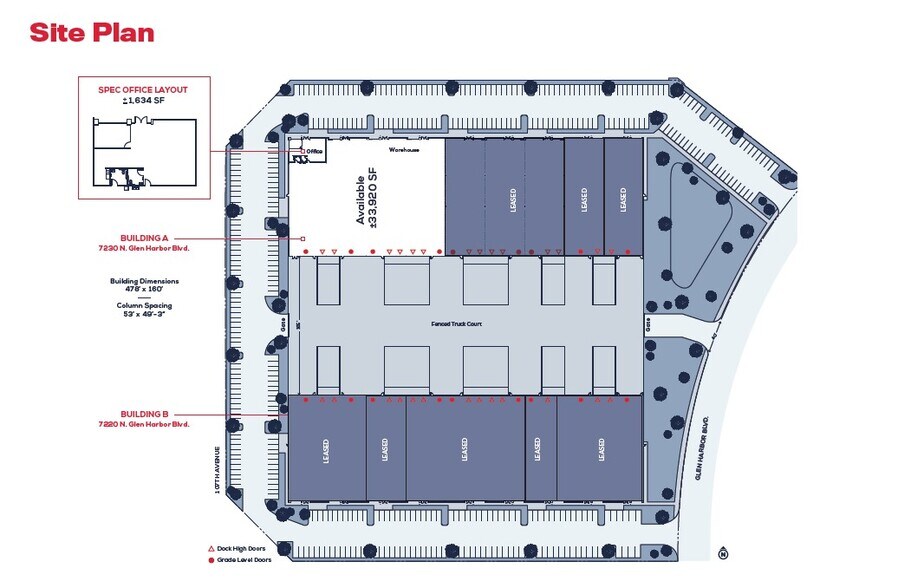 107th Ave & Glen Harbor Blvd, Glendale, AZ à louer - Plan de site - Image 2 de 8