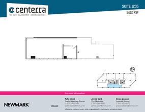 1873 S Bellaire St, Denver, CO à louer Plan d’étage- Image 1 de 1