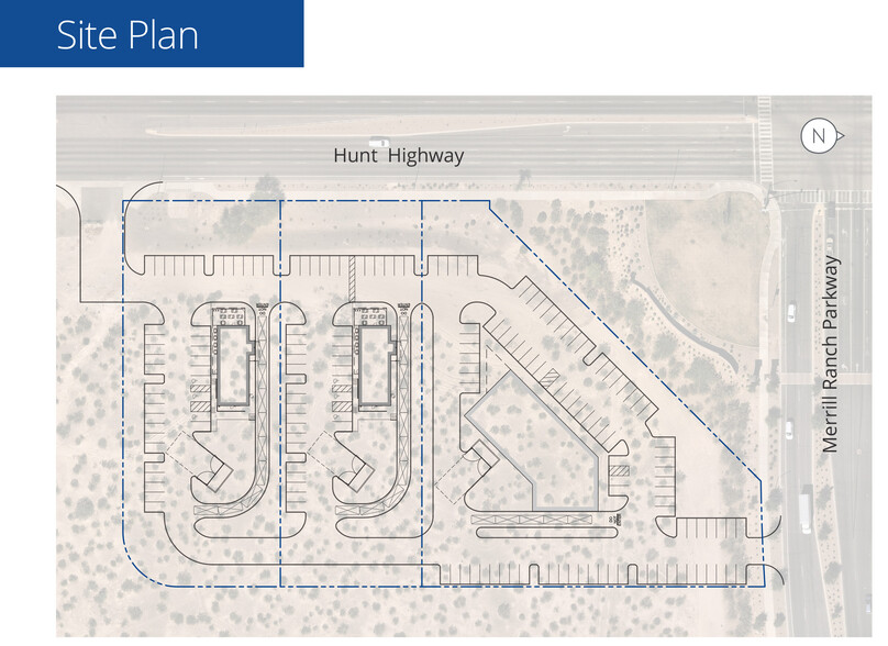 SEC Hunt Hwy & Merrill Ranch Parkway, Florence, AZ à vendre - Plan de site - Image 2 de 6