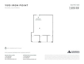 1130 Iron Point Rd, Folsom, CA for lease Floor Plan- Image 1 of 1