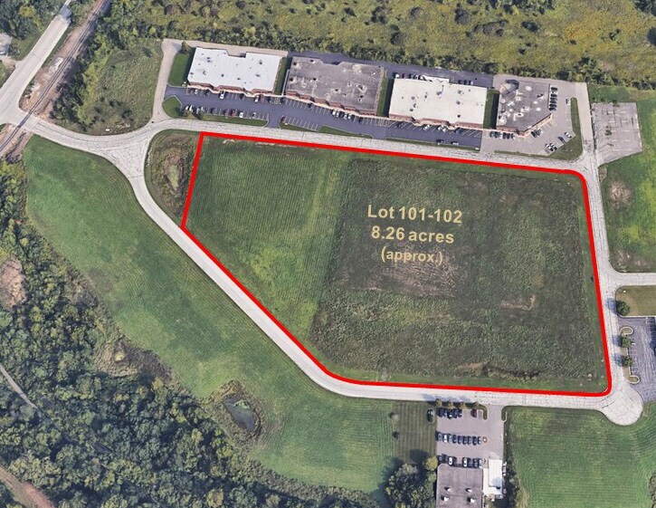 Fox valley Business Park Lots 101 & 102, Batavia, IL for sale Aerial- Image 1 of 2