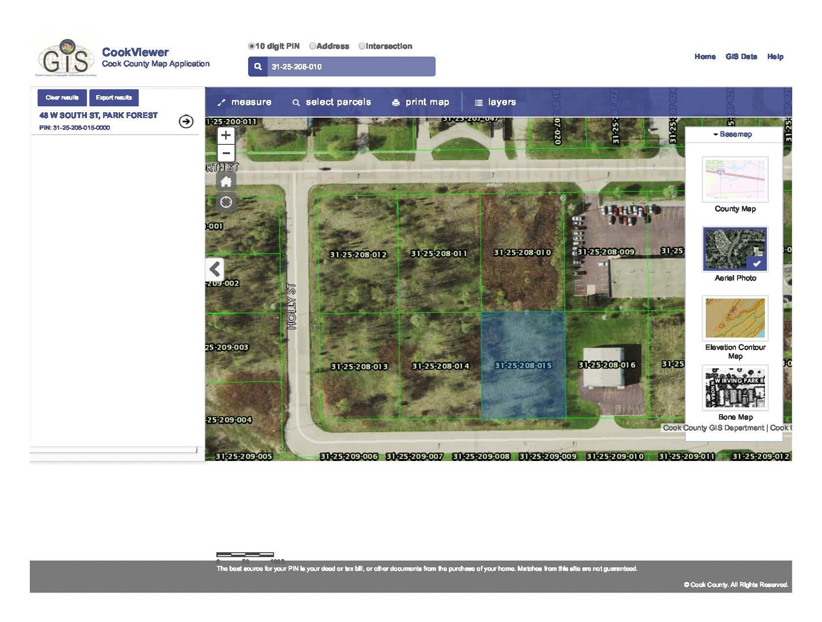 Holly St, Park Forest, IL for sale Aerial- Image 1 of 3