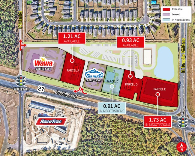 More details for US Hwy 27 & O'Brien Road, Groveland, FL - Land for Lease
