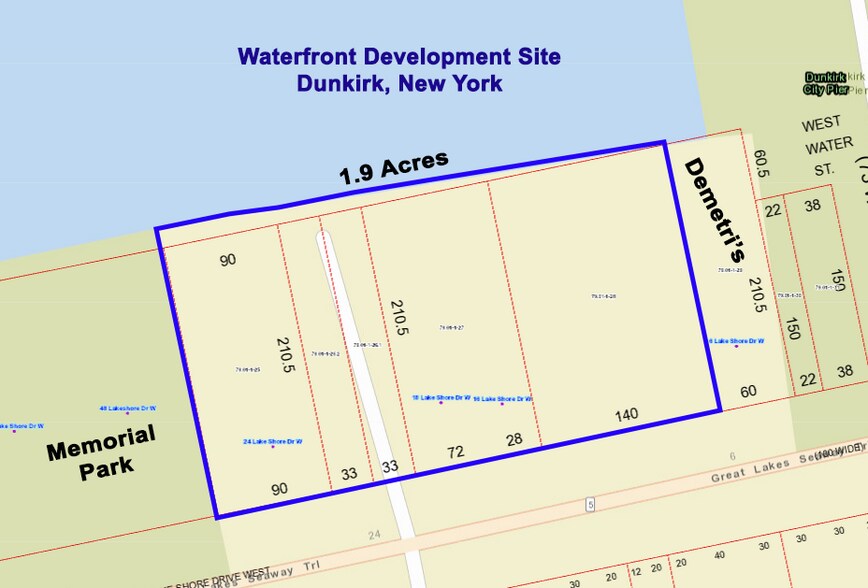 18-24 Lake Shore Dr W, Dunkirk, NY for sale - Primary Photo - Image 1 of 3