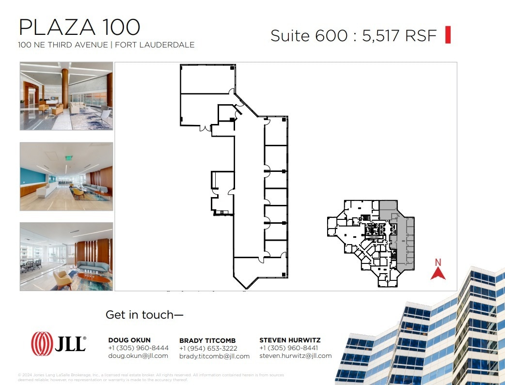 100 NE 3rd Ave, Fort Lauderdale, FL for lease Floor Plan- Image 1 of 1