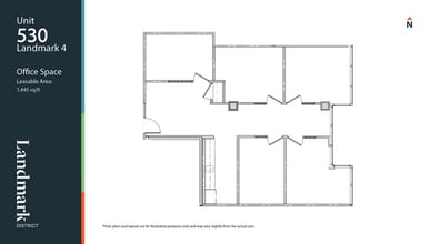 1700 Dickson Av, Kelowna, BC for lease Floor Plan- Image 1 of 7