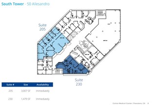 50 Bellefontaine St, Pasadena, CA à louer Plan d’étage- Image 1 de 1