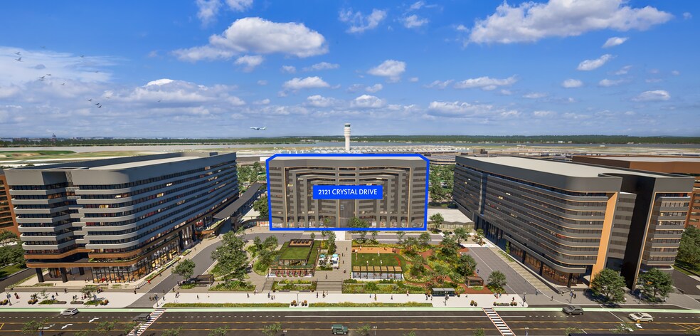 2121 Crystal Dr, Arlington, VA à louer - Photo du bâtiment - Image 1 de 8