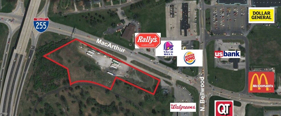 160 E MacArthur Dr, Bethalto, IL à vendre - Aérien - Image 1 de 1